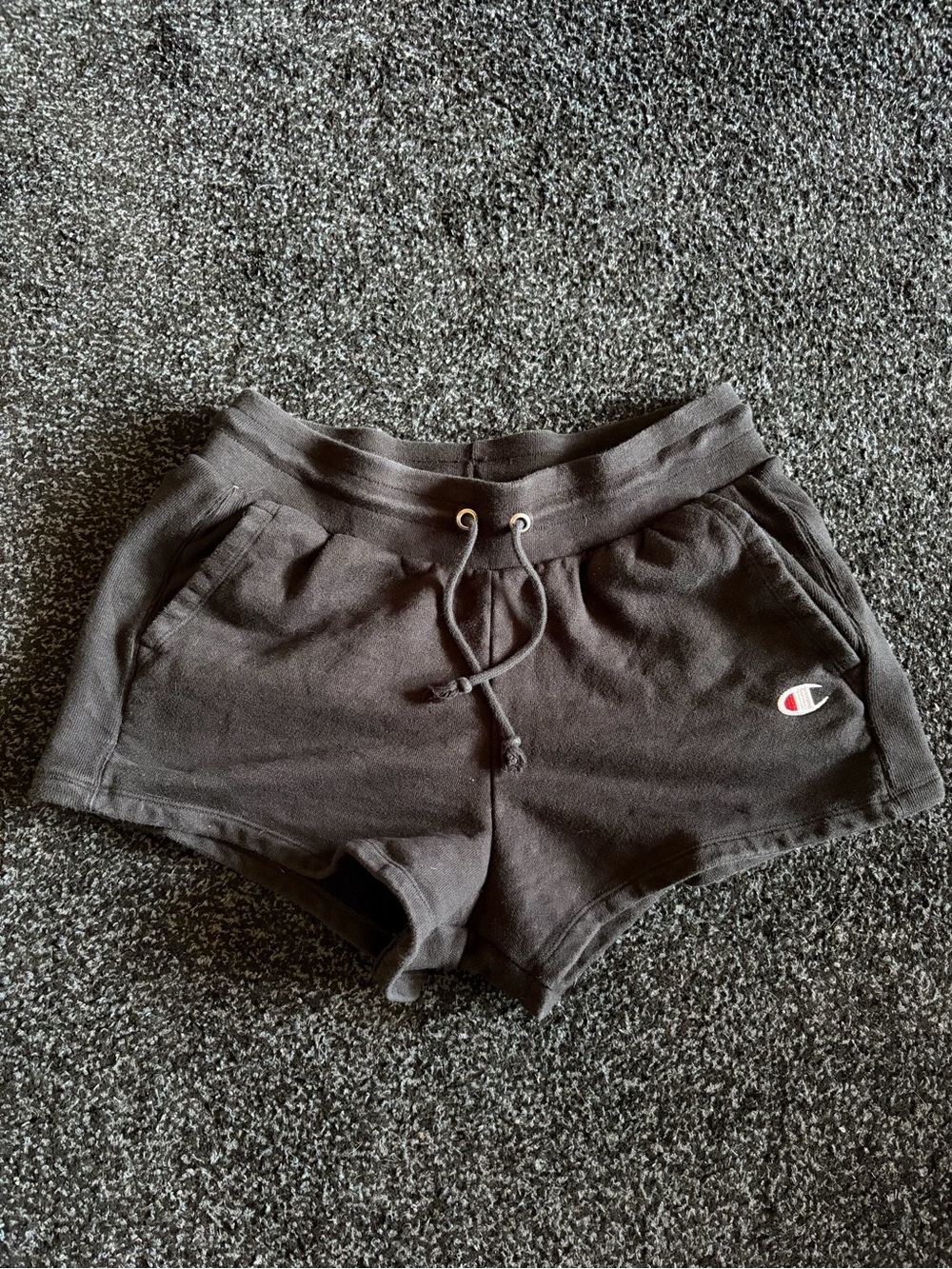 Champion Black Women's Fleece Drawstring Shorts